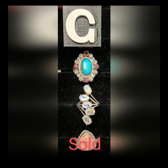 NEW Size 6 Genuine Sterling Silver Rings - Picture 7 of 11